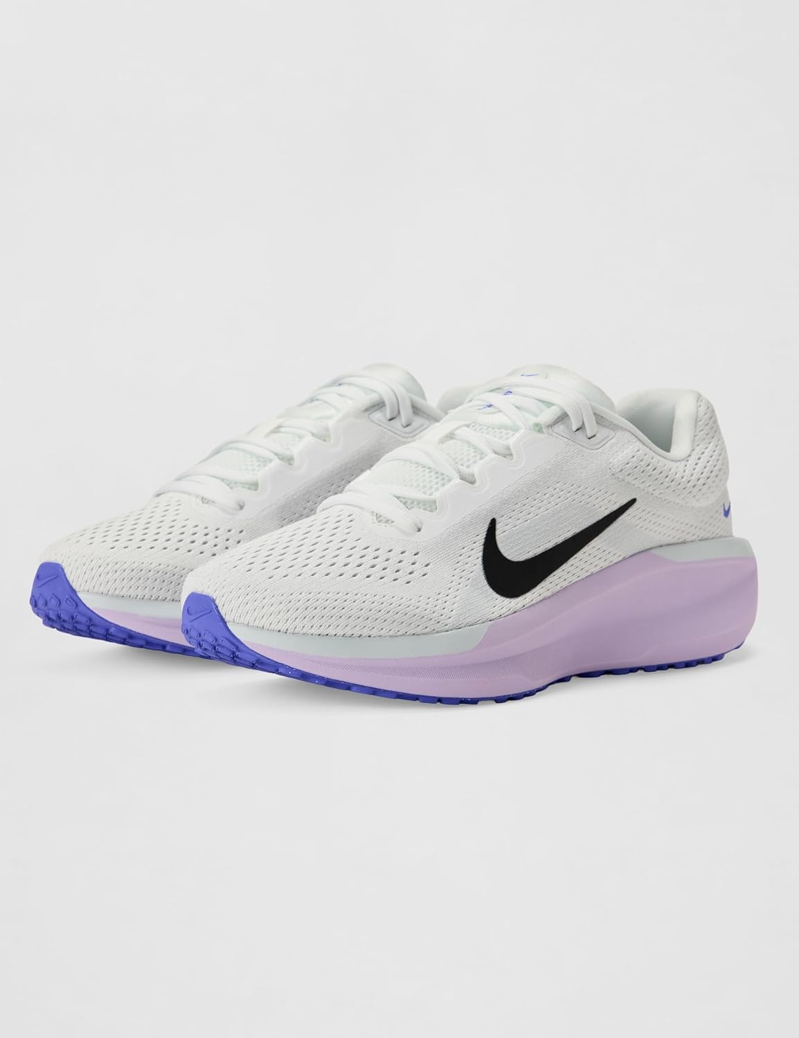 image:imageNike Womens Winflo 11 Road Running ShoesSummit WhiteBlackViolet MistSapphire