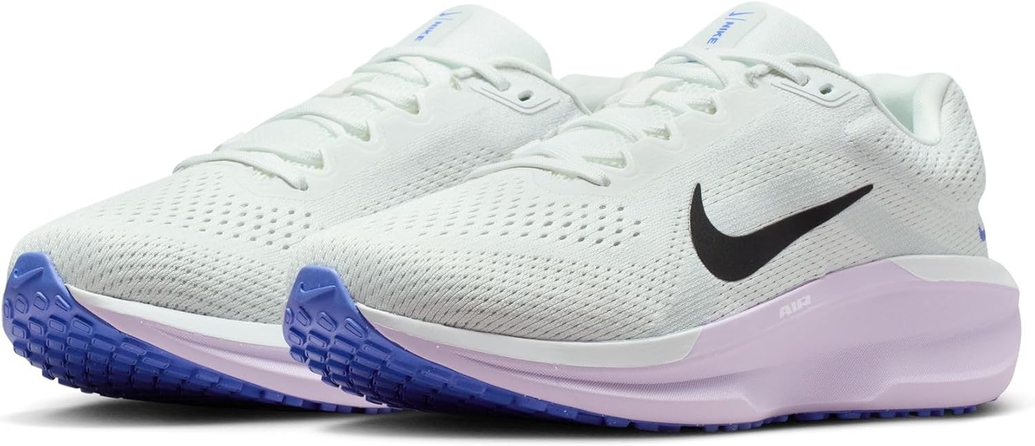 image:imageNike Womens Winflo 11 Road Running ShoesSummit WhiteBlackViolet MistSapphire