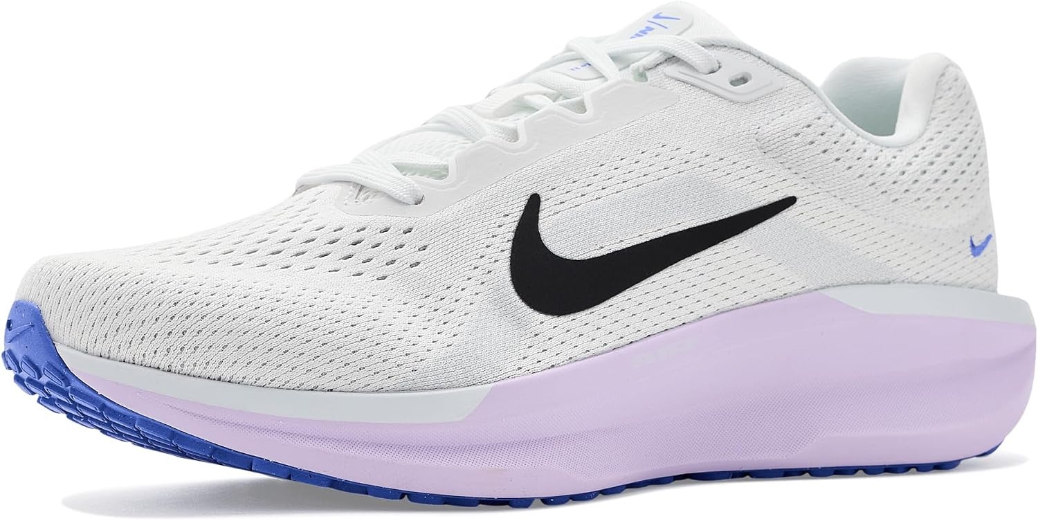 image:imageNike Womens Winflo 11 Road Running ShoesSummit WhiteBlackViolet MistSapphire