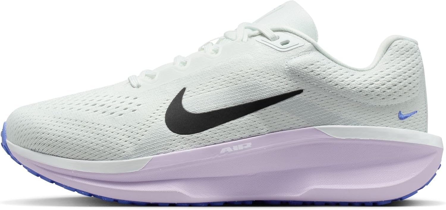 image:imageNike Womens Winflo 11 Road Running ShoesSummit WhiteBlackViolet MistSapphire