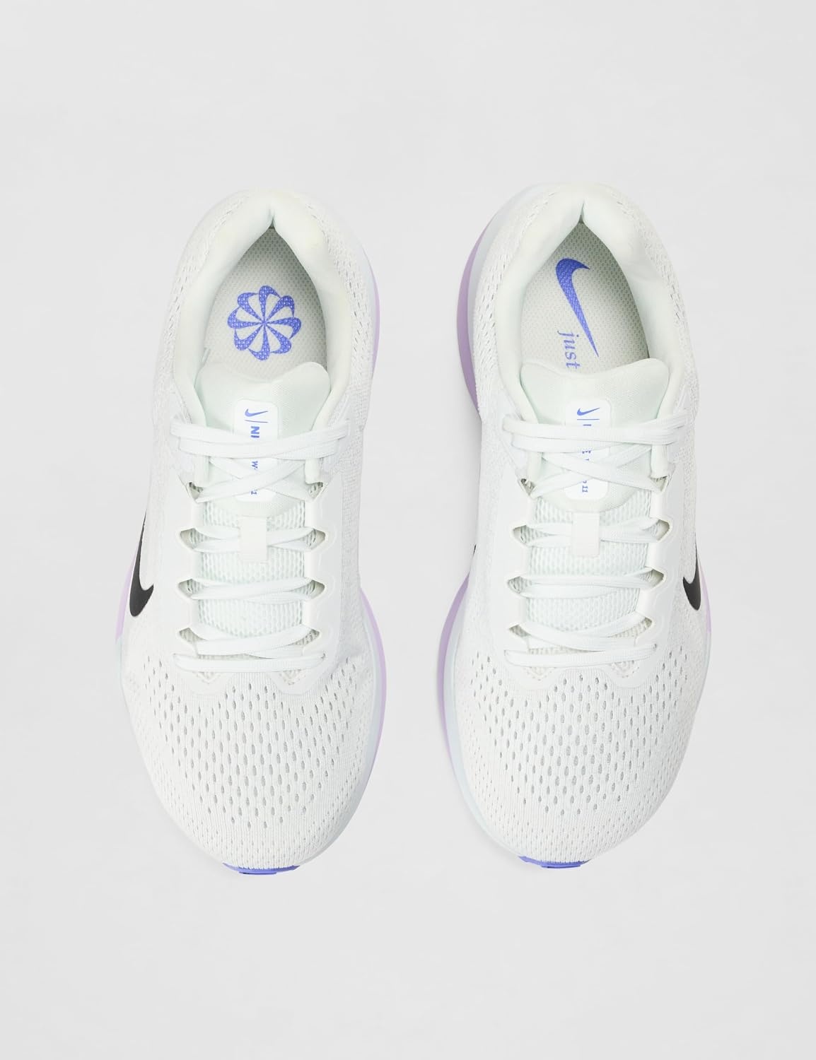 image:imageNike Womens Winflo 11 Road Running ShoesSummit WhiteBlackViolet MistSapphire