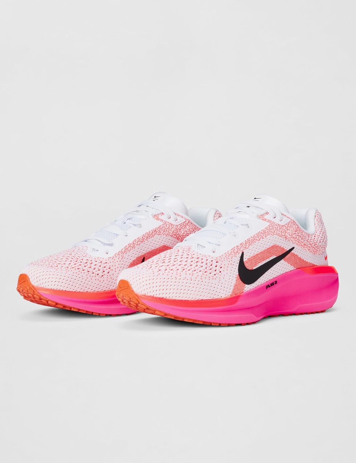 image:imageNike Womens Winflo 11 Road Running ShoesWhiteBlackHyper PinkBright Crimson
