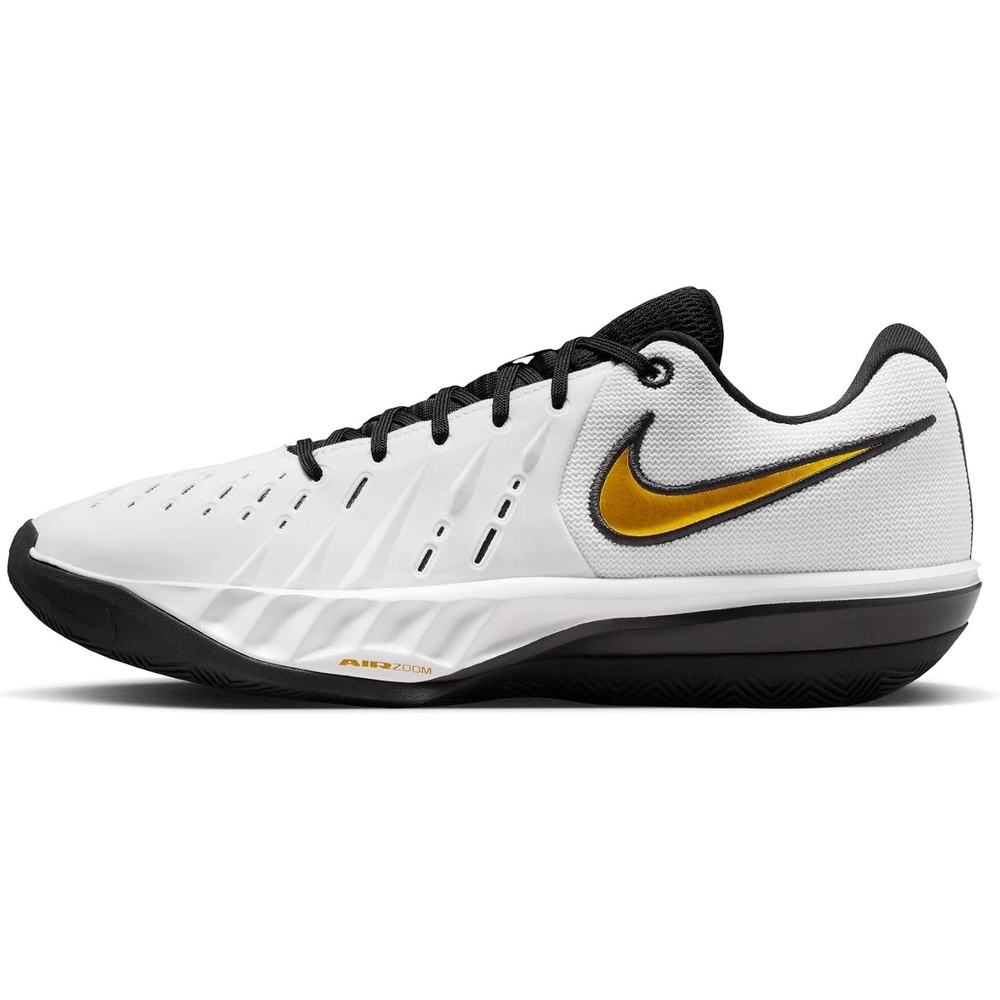 image:imageNike Unisex Adult GT Cut Academy Basketball ShoesWhiteMetallic Goldblack