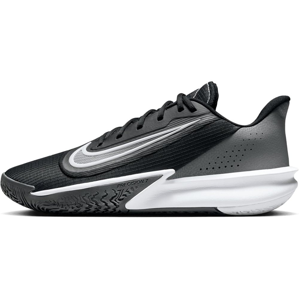 image:imageNike Unisex Adult Precision 7 Basketball ShoesBlackWhiteIron GreySmoke Grey