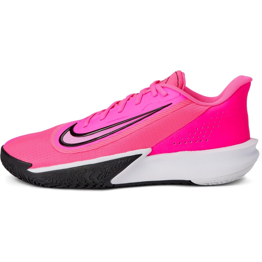 image:imageNike Unisex Adult Precision 7 Basketball ShoesPink BlastBlackWhite