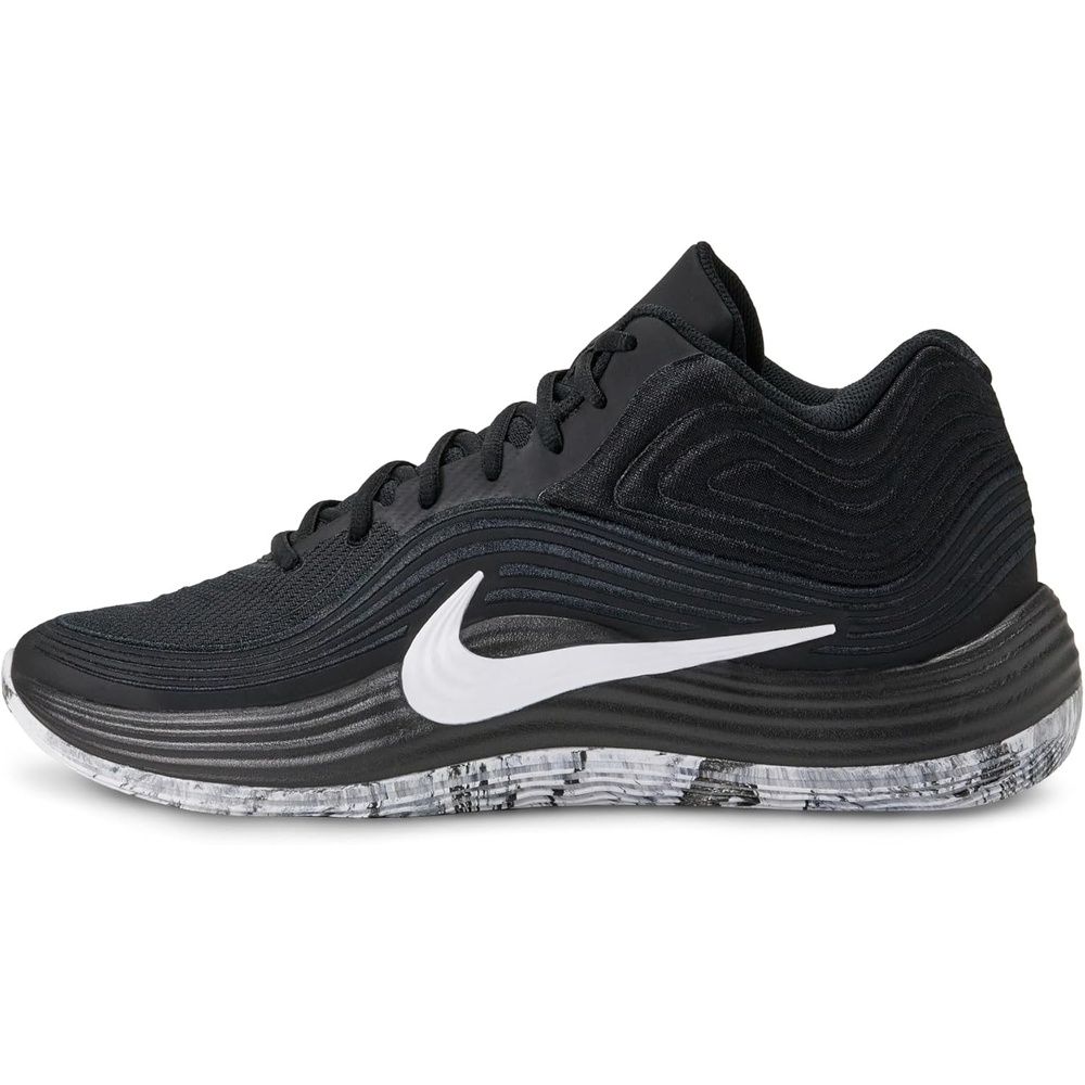 image:imageNike Unisex Adult Precision 8 Mid Basketball ShoesBlackWhitePencil PointWhite