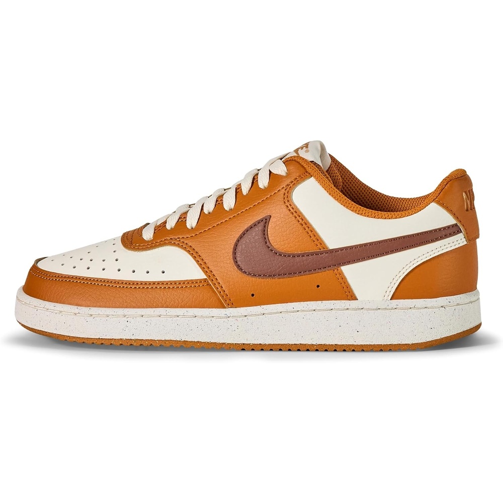 image:imageNike Womens Court Vision Low Next Nature ShoesDesert OchreFauna BrownPale Ivory