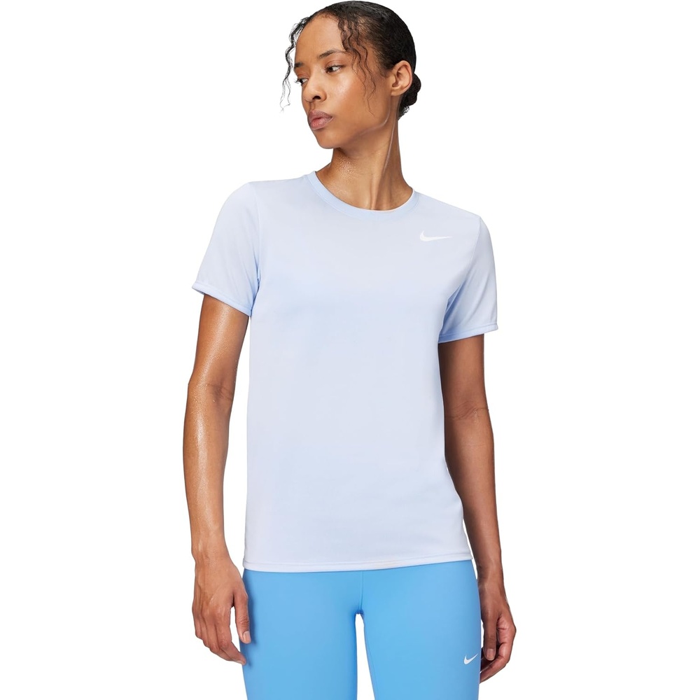 image:imageNike Womens Drifit Womens TShirtHydrogen BlueWhite