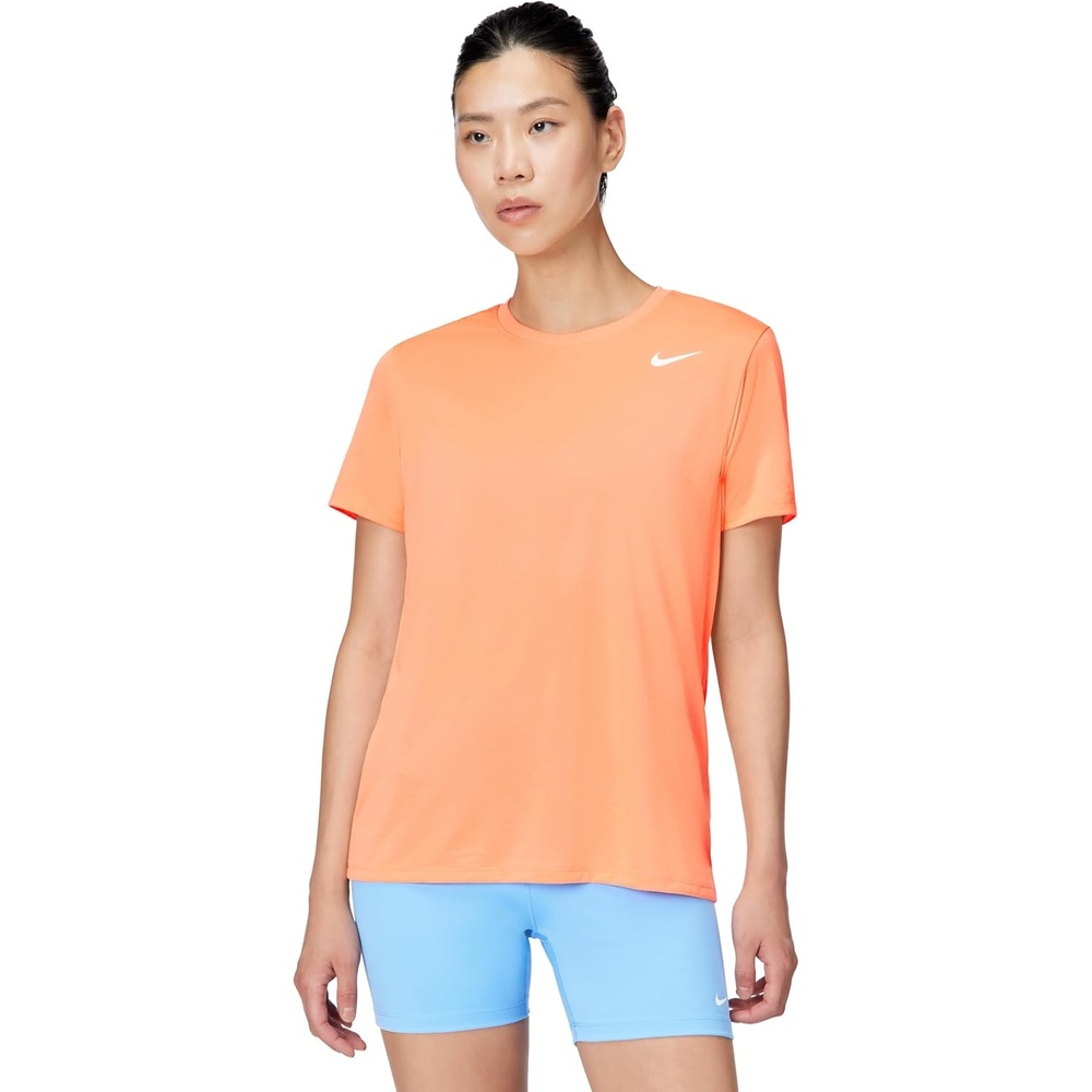 image:imageNike Womens Drifit Womens TShirtOrange PulseWhite