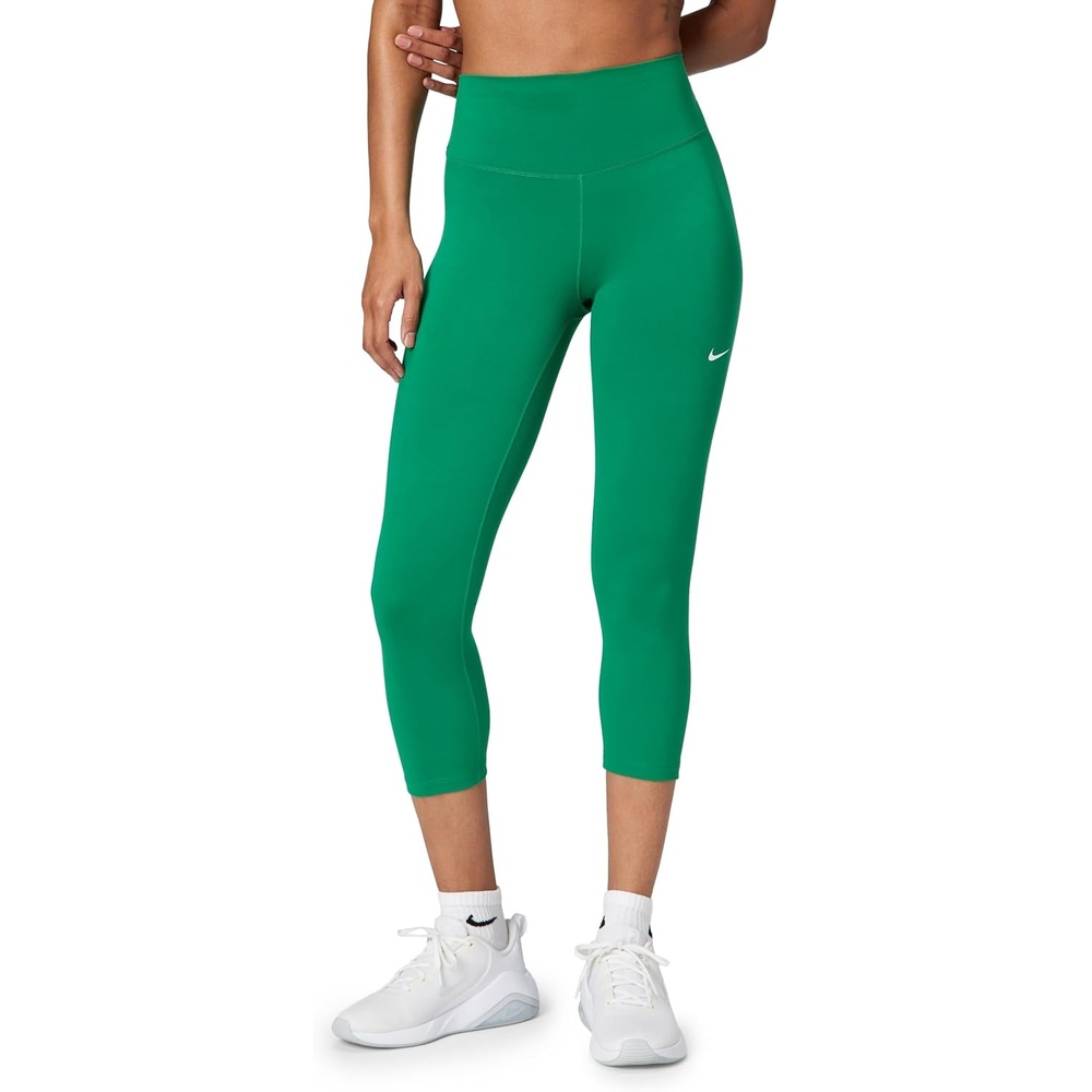 image:imageNike Womens One HighWaisted Crop LeggingsMalachiteWhite