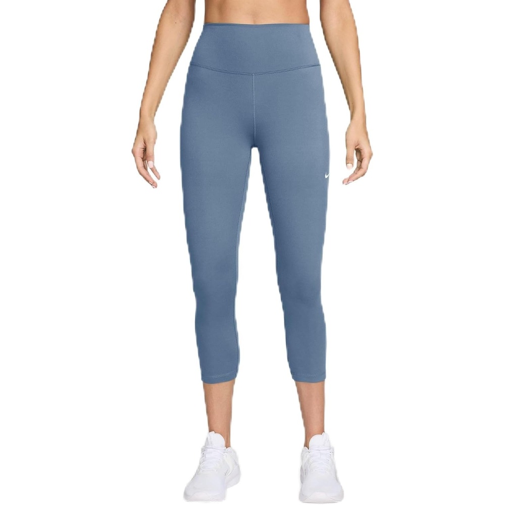 image:imageNike Womens One HighWaisted Crop LeggingsWork BlueWhite