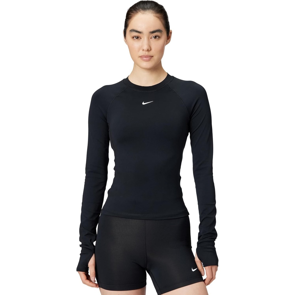 image:imageNike Womens Victory Baselayer DriFIT Fitness Long Sleeve TopBlackWhite