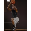 Nike Unisex Adult G.T. Jump Academy Basketball Shoes(Black/White/Metallic Silver)
