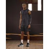 Nike Unisex Adult Precision 7 Basketball Shoes(Black/White/Iron Grey/Smoke Grey)