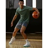 Nike Unisex Adult Precision 7 Basketball Shoes(White/Iron Grey/Ghost/Dynamic Turquoise)