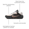 Nike Unisex Adult Precision 8 Low Basketball Shoes(Anthracite/Sunset Haze-sail-sunset Haze)