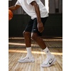 Nike Unisex Adult Precision 8 Low Basketball Shoes(White/Black/Black)