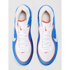 Nike Unisex Adult Precision 8 Low Basketball Shoes(White/White/Light Photo Blue/Picante Red)