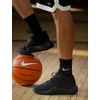 Nike Unisex Adult Precision 8 Mid Basketball Shoes(Black/Black/Black)