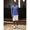 Nike Unisex Adult Precision 8 Mid Basketball Shoes(White/Royal Pulse/Hydrogen Blue)