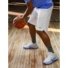 Nike Unisex Adult Precision 8 Mid Basketball Shoes(White/Royal Pulse/Hydrogen Blue)