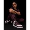 Nike Women’s Court Vision Low Next Nature Shoes(White/Metallic Pewter/Burgundy Crush)