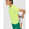 Nike Women’s Dri-fit Women’s T-Shirt(Light Lemon Twist/White)