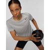 Nike Women’s Dri-fit Women’s T-Shirt(Tumbled Grey/Flat Silver/Heather/Black)