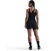 Nike Women’s One Fitted Dri-FIT Cropped Tank Top(Black/Dark Smoke Grey)