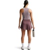 Nike Women’s One Fitted Dri-FIT Cropped Tank Top(Light Violet Ore/White)