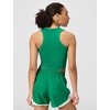 Nike Women’s One Fitted Dri-FIT Cropped Tank Top(Malachite/White)