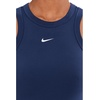 Nike Women’s One Fitted Dri-FIT Cropped Tank Top(Midnight Navy/White)
