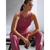 Nike Women’s One Fitted Dri-FIT Cropped Tank Top(Pink Smoke/White)