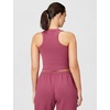 Nike Women’s One Fitted Dri-FIT Cropped Tank Top(Pink Smoke/White)