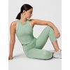 Nike Women’s One Fitted Dri-FIT Cropped Tank Top(Steam/White)