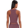 Nike Women’s One Fitted Dri-FIT Cropped Tank Top(Tattoo/White)