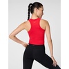 Nike Women’s One Fitted Dri-FIT Cropped Tank Top(University Red)