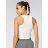 Nike Women’s One Fitted Dri-FIT Cropped Tank Top(White)