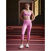 Nike Women’s One High-Waisted Crop Leggings(Light Magenta/White)