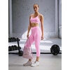 Nike Women’s One High-Waisted Crop Leggings(Pink Rise/White)