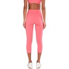 Nike Women’s One High-Waisted Crop Leggings(Sea Coral/White)