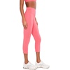 Nike Women’s One High-Waisted Crop Leggings(Sea Coral/White)