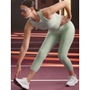 Nike Women’s One High-Waisted Crop Leggings(Steam/White)