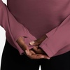 Nike Women’s One Therma-fit 1/2-zip Mid Layer(Pink Smoke/White)