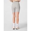 Nike Women’s Sportswear Classic High-Waisted 8″ Bike Shorts(Dark Grey Heather/Sail)