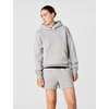 Nike Women’s Studio Fleece Standard Hoody(Dark Grey Heather/Sail)