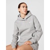 Nike Women’s Studio Fleece Standard Hoody(Dark Grey Heather/Sail)