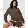 Nike Women’s Studio Fleece Standard Hoody(Dark Hazel/Sail)