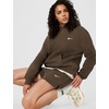 Nike Women’s Studio Fleece Standard Hoody(Dark Hazel/Sail)