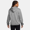 Nike Women’s Studio Fleece Standard Hoody(Smoke Grey/Heather/White)
